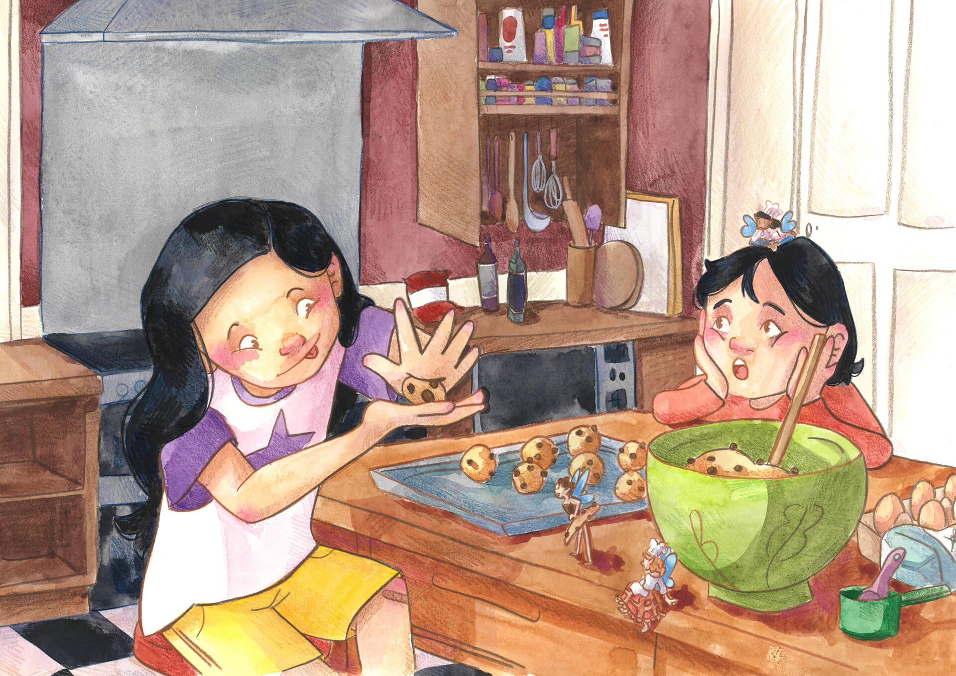 Baking Cookies - Entry to Bologna Children’s Bookfair Illustrators Exhibition 2026